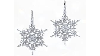 Martin Katz snowflake earrings
