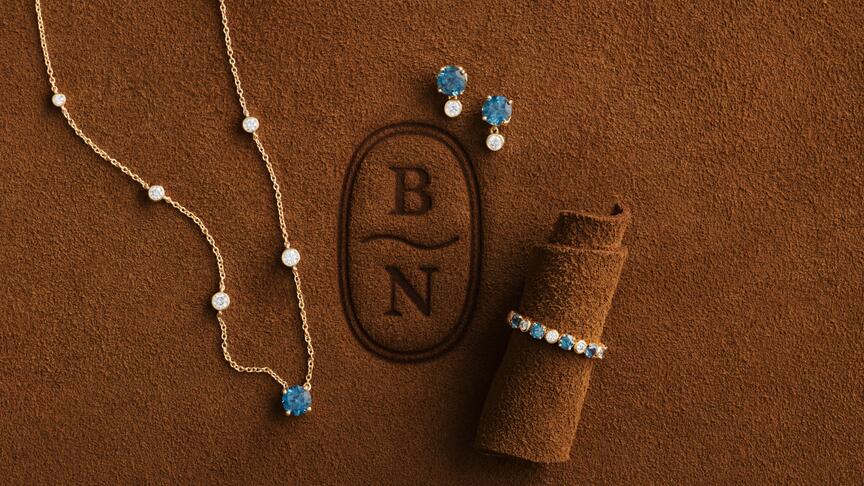 Blue Nile Montana sapphire jewelry