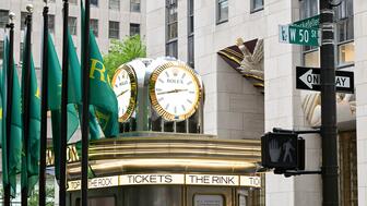 Rockefeller Center Rink Rolex Clock