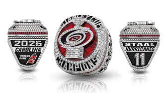 Jason of Beverly Hills Stanley Cup Championship Ring for Carolina Hurricanes
