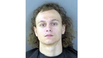 Mugshot of 20-year-old Landen Julian Ballard of Vero Beach, Florida