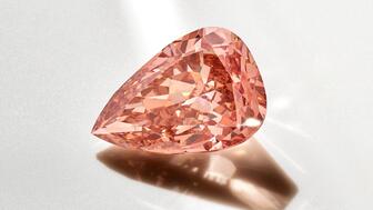 Sothebys The Desert Rose orangy pink diamond collectors week