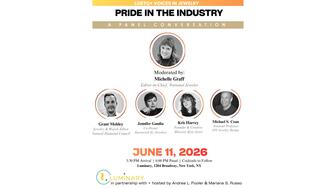 The “Pride in the Industry: LGBTQ+ Voices in Jewelry” panel will be held at the Luminary in New York City on June 11. Pride in the Industry LGBTQ+ Voices in Jewelry panel