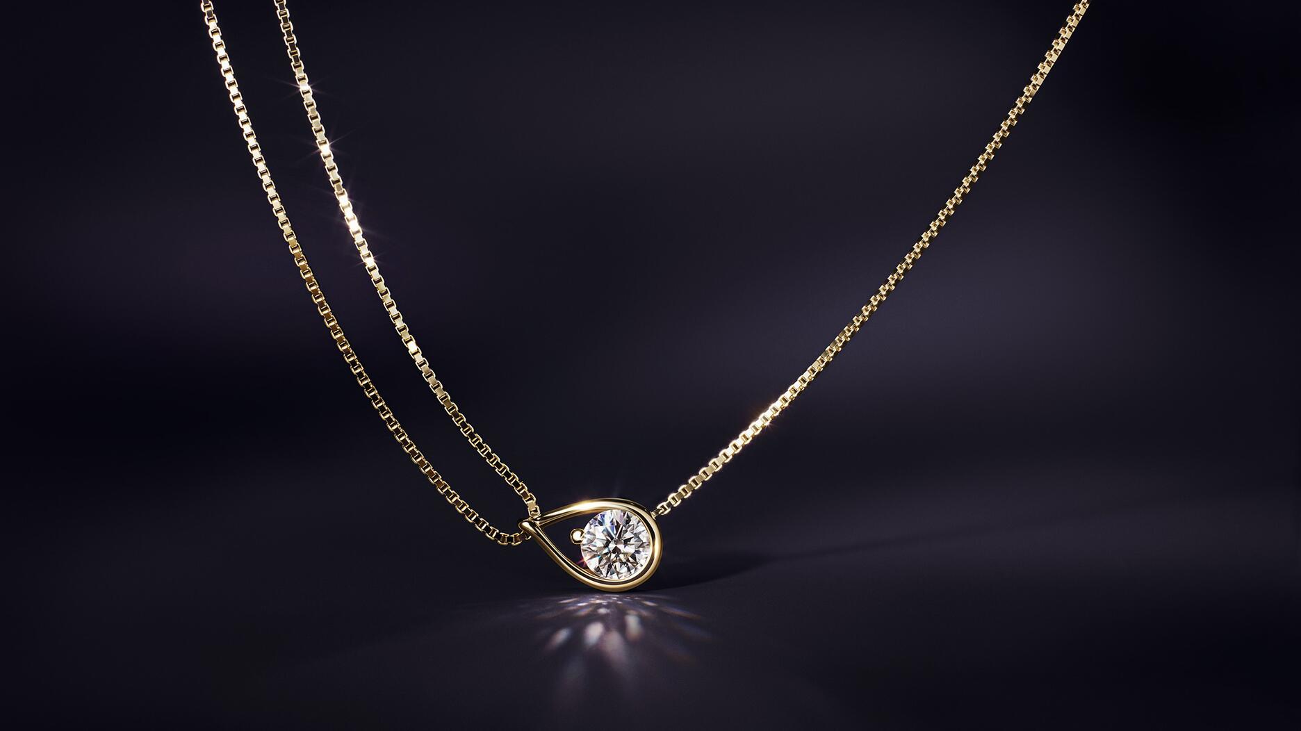 Pandora lab grown diamond necklace