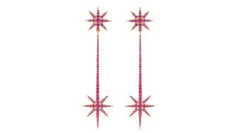 Robinson Pelham Tsar Star Earrings in Blaze
