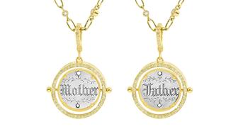 Heavenly Vices Mother Father Spinner Necklace