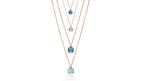 Pomellato Nudo blue topaz necklaces