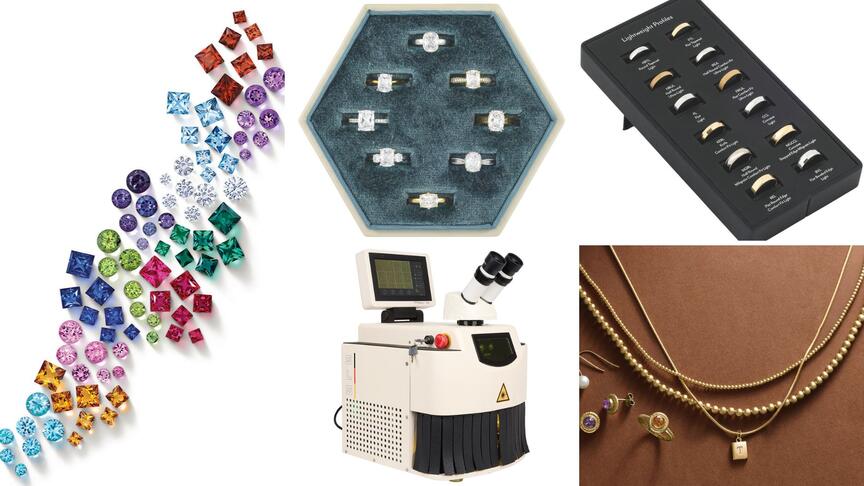 Collage of new Stuller items