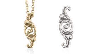 The anniversary design includes the “Beyond Katrina” pendant in 14-karat yellow gold ($826) and the “Beyond Katrina” pin in sterling silver ($80). Mignon Faget Beyond Katrina Pendant and Beyond Katrina Pin