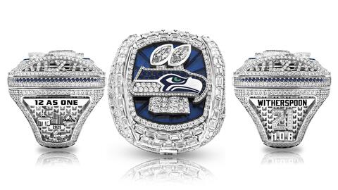 Seattle Seahawks Championship Ring by Jason of Beverly Hills