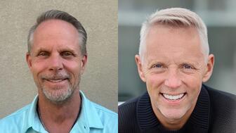 Jewelry industry veterans Brad Campbell, left, and John Liebler have joined Clientbook, a digital clienteling platform built specifically for the jewelry industry. (Photos courtesy of Clientbook) Jewelry industry veterans Brad Campbell and John Liebler