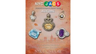 The NYC Jewelry, Antique, & Object Show will feature about 175 antique galleries, jewelry designers, and luxury object makers, just in time for the holidays. NYC Jewelry, Antique, & Object Show Autumn Edition Imagery