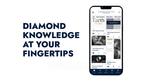 De Beers education app on mobile phone