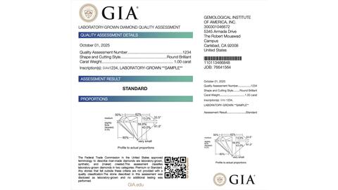 GIA’s new report for lab-grown diamonds 