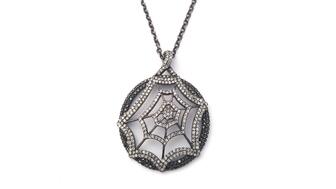 Norma Wellington spider web pendant
