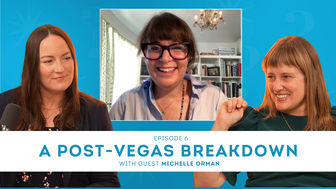 Graphic for Episode 6 of My Next Question featuring Michelle Orman