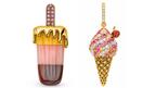 Edina Kiss’ “Popsicle” pendant (left) and Karina Choudhrie’s “Ice Cream” charm
Edina Kiss Popsicle Pendant and Karina Choudhrie Ice Cream Charm