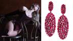 Taylor Swift Etho Maria ruby earrings The Life of a Showgirl TS12