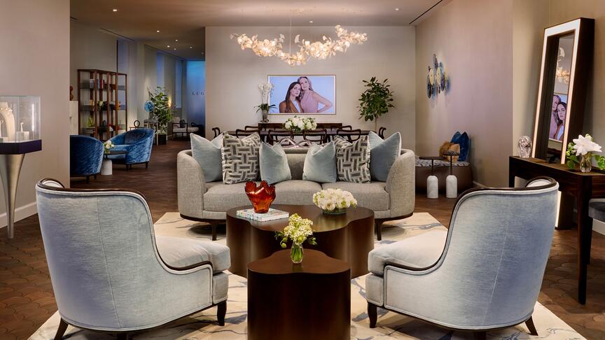 Lugano Diamonds’ store in Greenwich, Connecticut, which opened in 2023. The jewelry retailer filed for Chapter 11 bankruptcy protection this week. Lugano Diamonds Greenwich Connecticut store