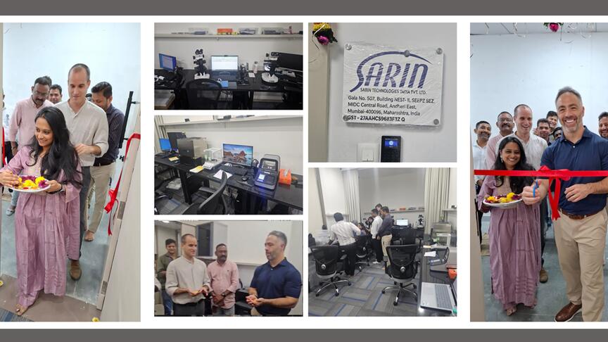 Photo collage of new GCAL by Sarine lab in Mumbai 