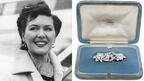Lady Wardington and diamond-clip brooch
