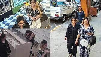 The NYPD is looking for three suspects allegedly involved in three jewelry store robberies in Manhattan and Brooklyn. (Images courtesy of the NYPD) NYPD robbery media