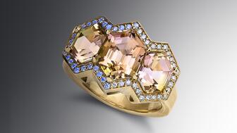 Gemology Geek Ignite collection tourmaline ring