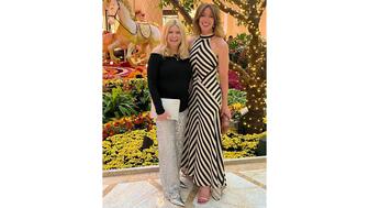 Pamela Bernstein-Gulla and Elle Hill at the Wynn Las Vegas