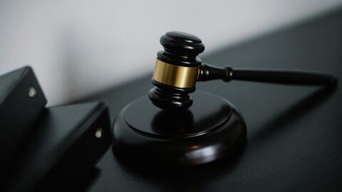 Stock image of gavel 