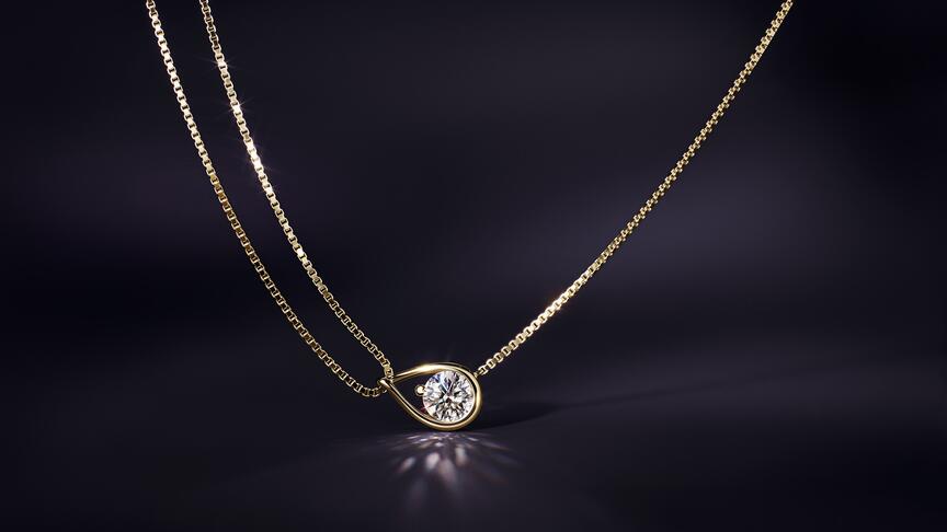 A lab-grown diamond necklace by Pandora. The Natural Diamond Council has taken issue with Pandora’s recent claims about the carbon footprint of lab-grown diamonds versus natural. Pandora lab grown diamond necklace
