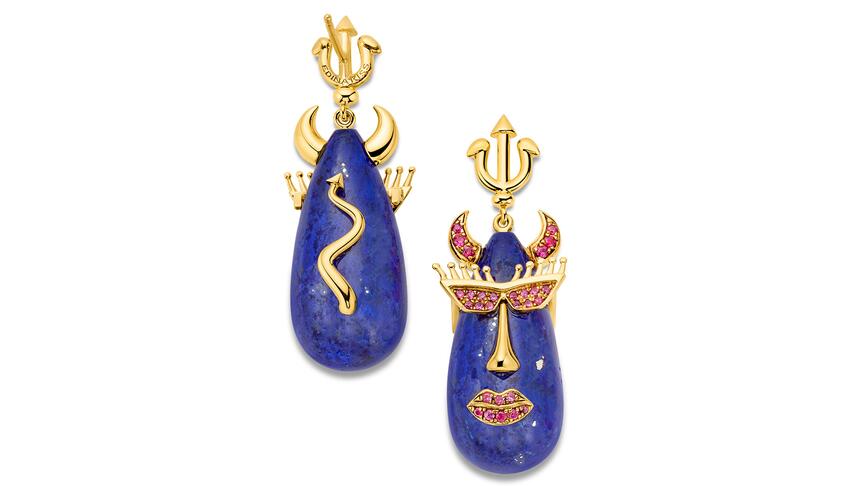 Edina Kiss Devil Drop Earrings