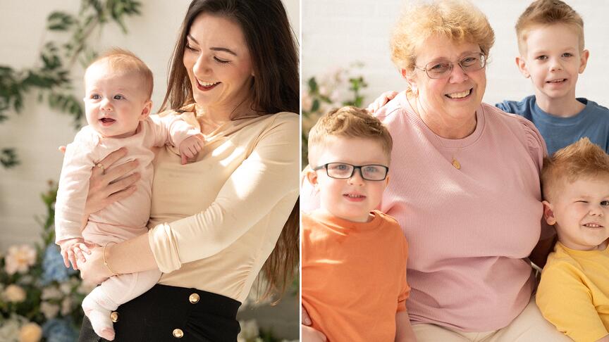 Photos from Day’s Jewelers 2025 Mother’s Day campaign 