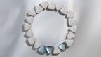 The “Freccia” necklace featuring black jade, mother-of-pearl, rock crystal, and diamonds set in white gold. All pieces are price upon request. Vhernier Freccia High Jewelry Necklace