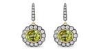 Marlo Laz peridot and diamond Alexandra earrings 