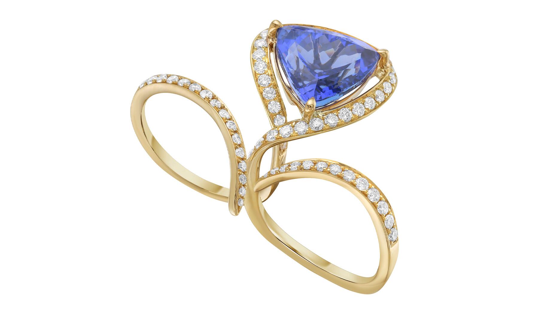 Lionheart Wildflower Double Cocktail Ring