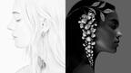 Boucheron Impermanence Boucheron Dragonfly Earrings and Wisteria Hair Piece 