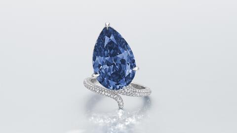 The Mellon Blue diamond