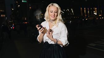 Briony Raymond holding Briony Raymond Eau De Parfum