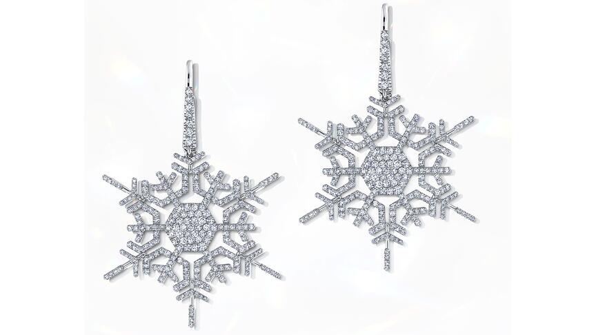 Martin Katz snowflake earrings