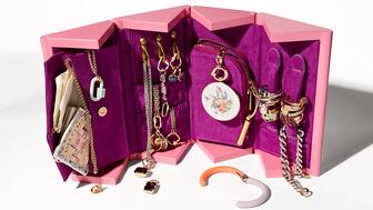 Wolf and Marla Aaron’s latest collaborative jewelry box creates a dedicated space for jewelry as well as notes, letters, keepsakes, and other small meaningful items. Wolf x Marla Aaron Some of the Things Box