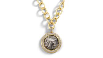 Jorge Adeler Gods & Heroes coin pendant 