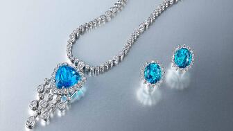 Tourmaline was the surprise star of Christie’s Magnificent Jewels sale in New York this week, the auction house said. The Tiffany & Co. Paraíba tourmaline necklace and earrings pictured both made the top 10. Tiffany & Co. Paraíba tourmaline jewelry