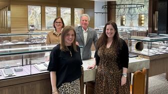 Orr’s Jewelers David Gordon, Marcia Gordon, Aliza Gordon, Leslie Gordon