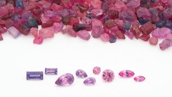 Columbia Gem House’s new Winza sapphires and rubies are available in a variety of shapes in calibrated sizes 4.5mm and under. Columbia Gem House Winza sapphires and rubies