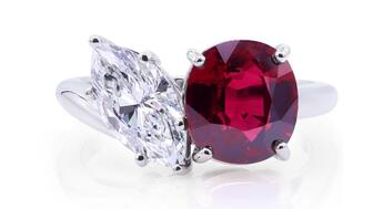 Oscar Heyman ruby ring