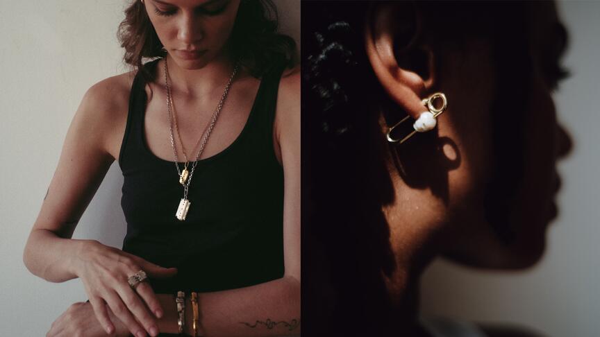 The “A Vanitas” diamond pieces pictured above will be exhibited and available for sale from July 28 to Sept. 5 at Sotheby’s London. A Vanitas by Hannah Martin and Guy Berryman Sothebys