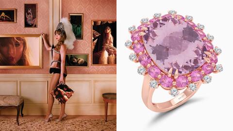 Taylor Swift Kallati sapphire ring