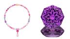 Mimi So’s 18-karat rose gold “Cotton Candy” necklace set with kunzite, spinels, and imperial topaz won the “Buyer’s Choice” award in the Spectrum division, while Ben Kho’s 35.25-carat pink-purple octagonal-cut kunzite took home the honor in the Cutting Edge division. AGTA Spectrum, Cutting Edge Buyers Choice winners 2025