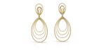 Buccellati Waikiki gold and diamond earrings