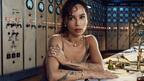 Actress Zoë Kravitz wearing a standout piece from Jessica McCormack’s “Orbit” collection, the “Planetary” necklace, with eight colored gemstones representing the planets in our solar system and Kravitz as the sun (price upon request) Zoë Kravitz in Jessica McCormack’s Planetary Necklace